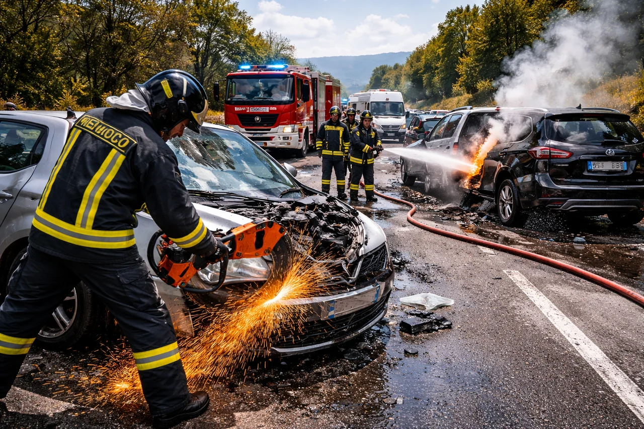 Como: Incendi e Incidenti Scuotono la Notte e la Mattina